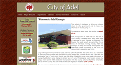 Desktop Screenshot of cityofadel.us