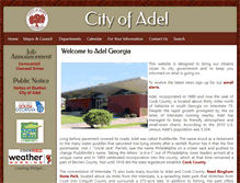 Tablet Screenshot of cityofadel.us